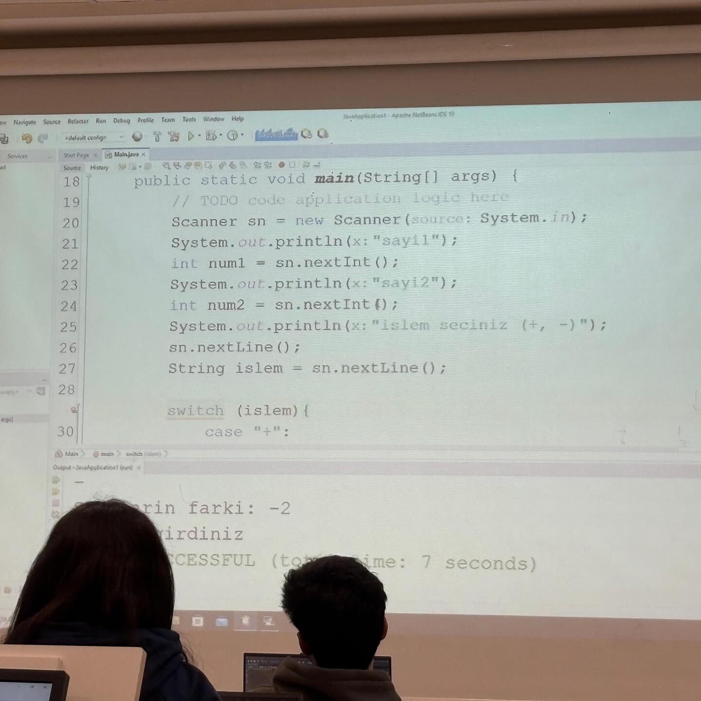 Akran öğrenimiyle Java derslerimiz hız kesmeden devam ediyor.🖥️ - görsel 5
