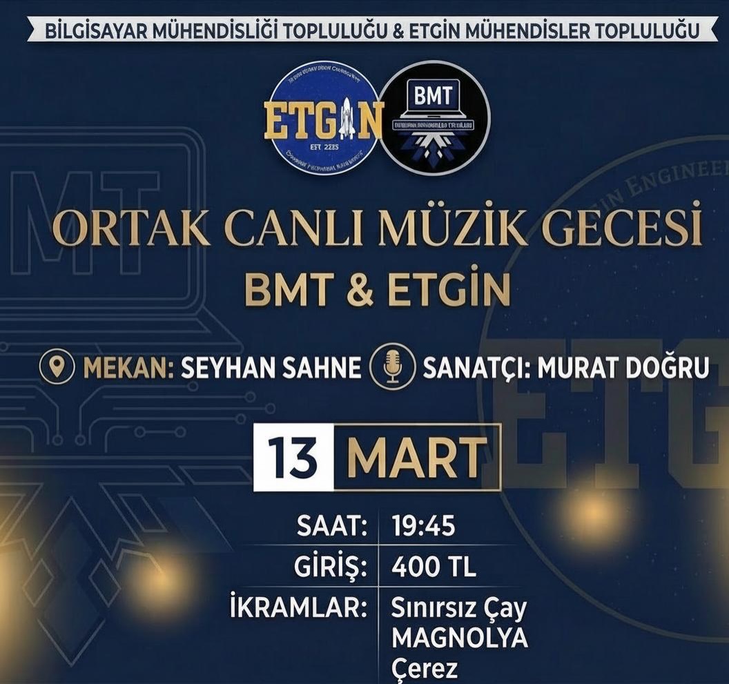 ORTAK CANLI MÜZİK GECESİ
